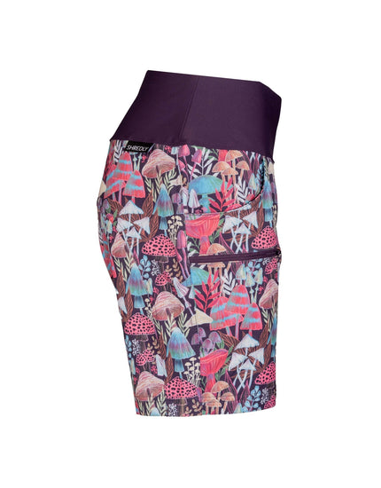 SHREDLY Women's Limitless 7" - Stretch Waistband High - Rise Short : Bella II
