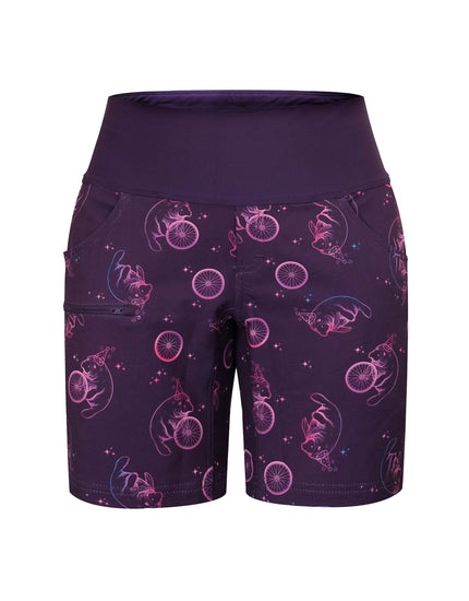 SHREDLY Women's SHREDLY x Marley Blonsky : Limitless 7" - Stretch Waistband High - Rise Short : MF Manatee