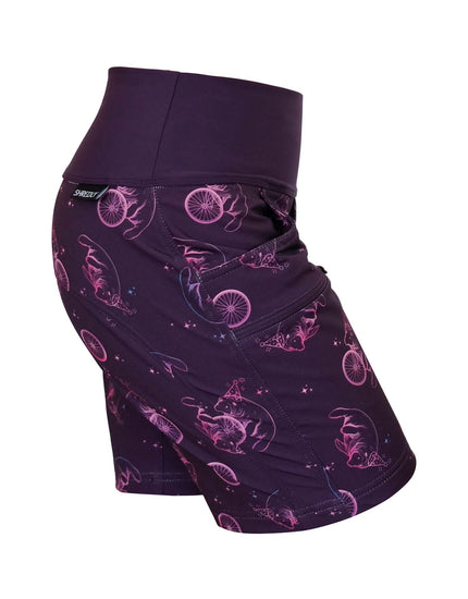 SHREDLY Women's SHREDLY x Marley Blonsky : Limitless 7" - Stretch Waistband High - Rise Short : MF Manatee