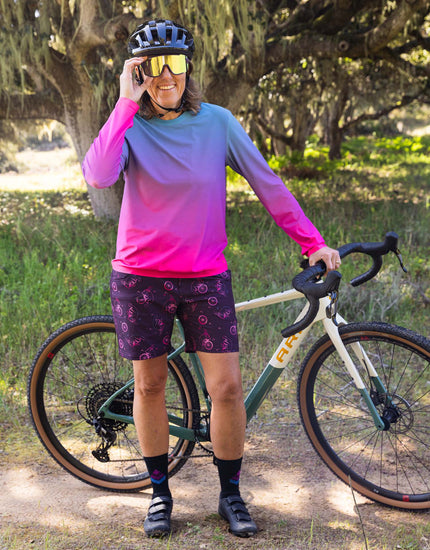 SHREDLY Women's SHREDLY x Marley Blonsky : Limitless 7" - Stretch Waistband High - Rise Short : MF Manatee