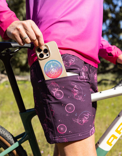 SHREDLY Women's SHREDLY x Marley Blonsky : Limitless 7" - Stretch Waistband High - Rise Short : MF Manatee