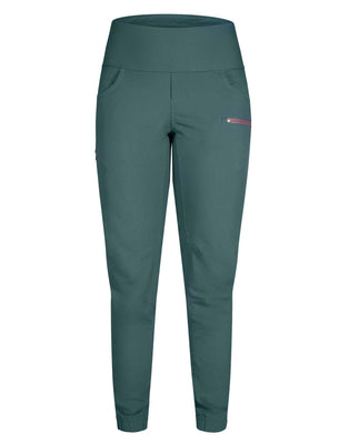 SHREDLY Women's Limitless - Stretch Waistband High - Rise Pant : Deep Sea Green