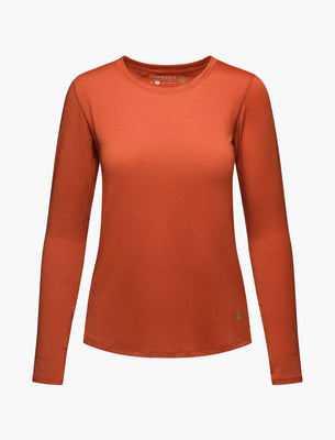SHREDLY Women's Long Sleeve : Terracotta