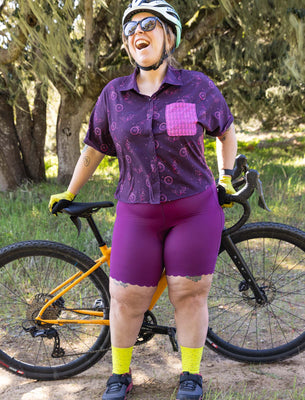 SHREDLY Women's SHREDLY x Marley Blonsky : Short Sleeve Explorer Shirt : MF Manatee