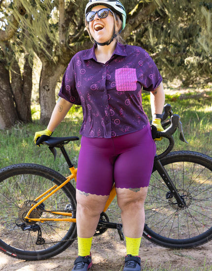 SHREDLY Women's SHREDLY x Marley Blonsky : Short Sleeve Explorer Shirt : MF Manatee