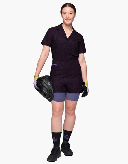 SHREDLY Women's Trail Romper : Galaxy Splatter