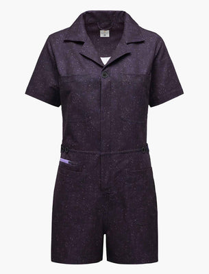 SHREDLY Women's Trail Romper : Galaxy Splatter
