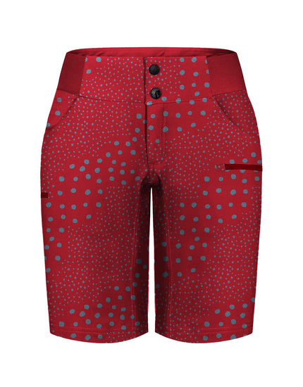SHREDLY Women's All Time 11" - Zipper Snap Mid - Rise Short : Dottie