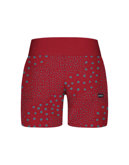 SHREDLY Women's All Time 5" - Zipper Snap Mid-Rise Short : Dottie