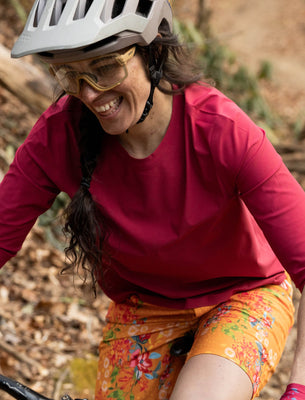 SHREDLY Women's Beyond Tech 3/4 : Raspberry