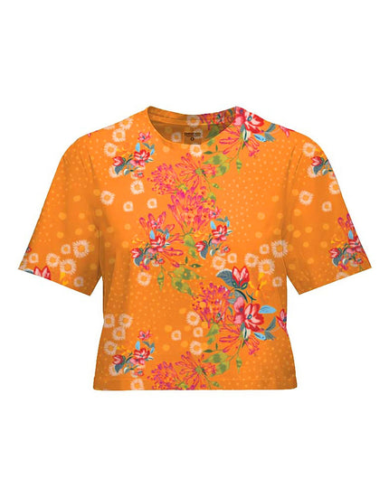 SHREDLY Women's Beyond Tech Boxy Tee : Flora Sol