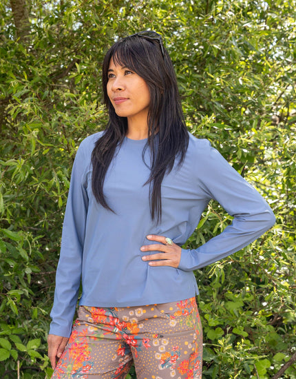 SHREDLY Women's Beyond Tech Cargo Long Sleeve : Azul