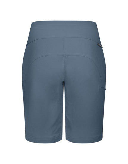 SHREDLY Women's Limitless 11" - Stretch Waistband High - Rise Short : Azul