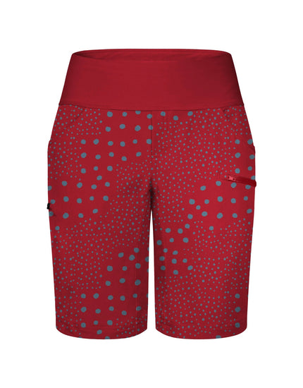 SHREDLY Women's Limitless 11" - Stretch Waistband High - Rise Short : Dottie