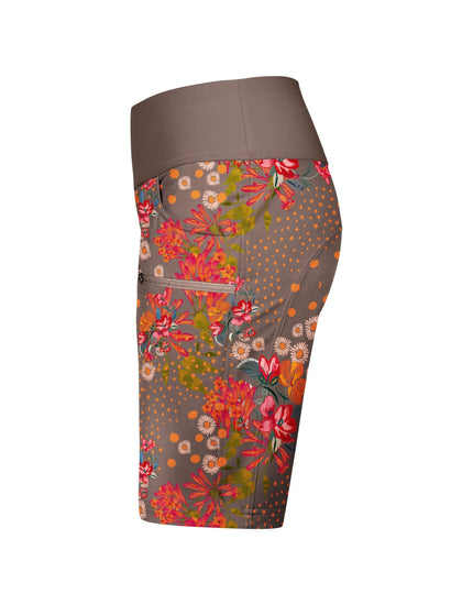 SHREDLY Women's Limitless 11" - Stretch Waistband High-Rise Short : Flora Clay