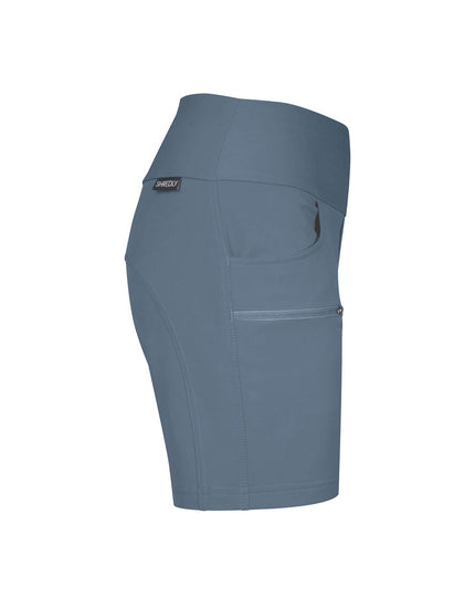 SHREDLY Women's Limitless 7" - Stretch Waistband High - Rise Short : Azul