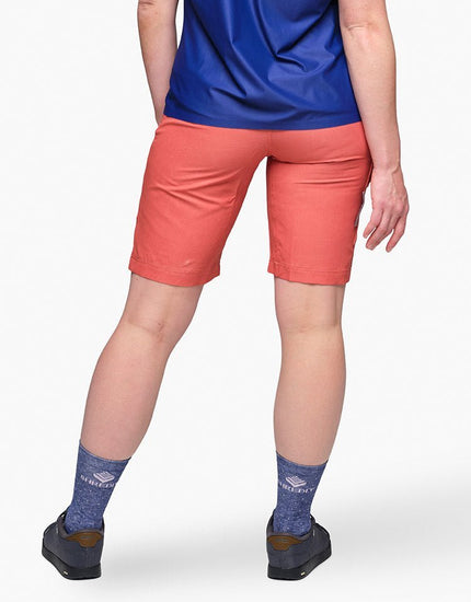 SHREDLY Women's All Time 11" - Zipper Snap Mid - Rise Short : Topo