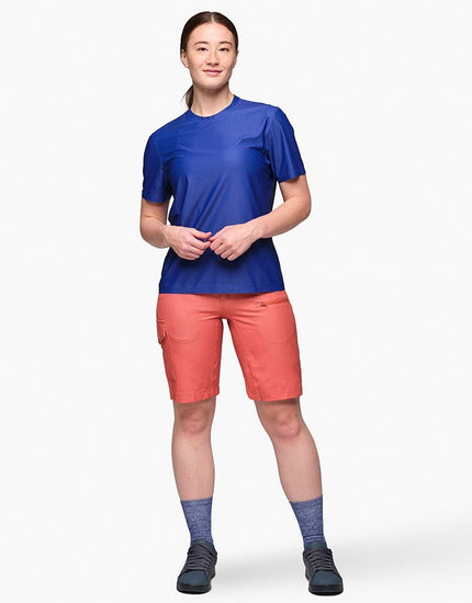 SHREDLY Women's All Time 11" - Zipper Snap Mid - Rise Short : Topo