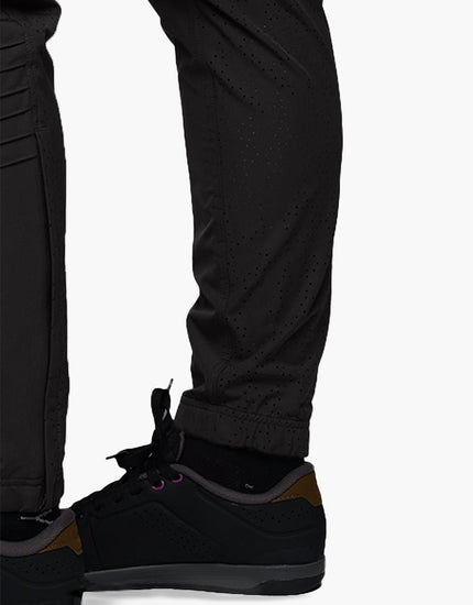 SHREDLY Women's Vented - All Time - Zipper Snap Mid - Rise Pant : Noir