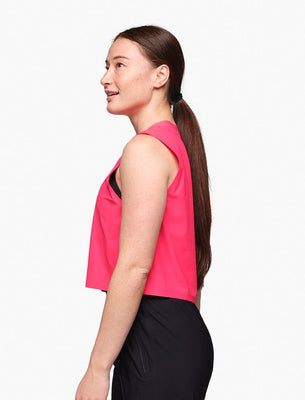 SHREDLY Women's Beyond Tech Tank : Nebula Pink