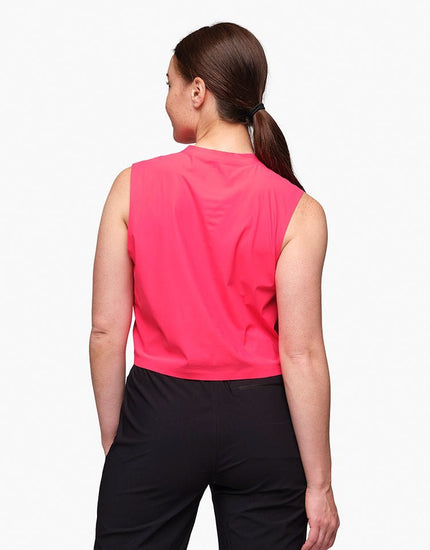 SHREDLY Women's Beyond Tech Tank : Nebula Pink