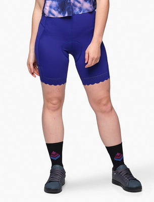 SHREDLY Women's Biker Cham : Midnight