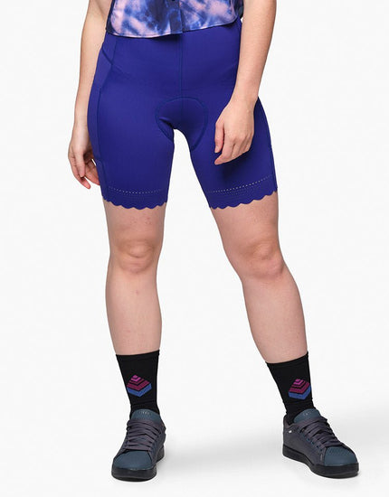 SHREDLY Women's Biker Cham : Midnight