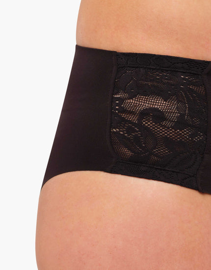 SHREDLY Women's Seamless Hipster Cham : Noir Lace