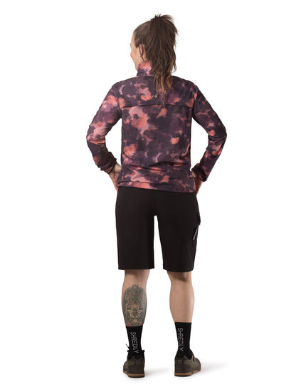 SHREDLY Women's All Time 11" - Zipper Snap Mid - Rise Short : Noir