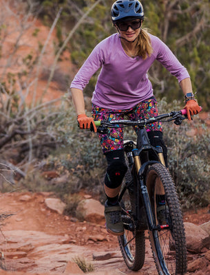 SHREDLY Women's Raglan 3/4 : Wisteria