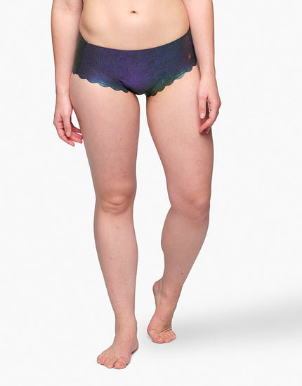SHREDLY Women's Seamless Hipster Cham : Galaxy Shimmer