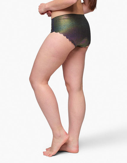 SHREDLY Women's Seamless Hipster Cham : Galaxy Shimmer