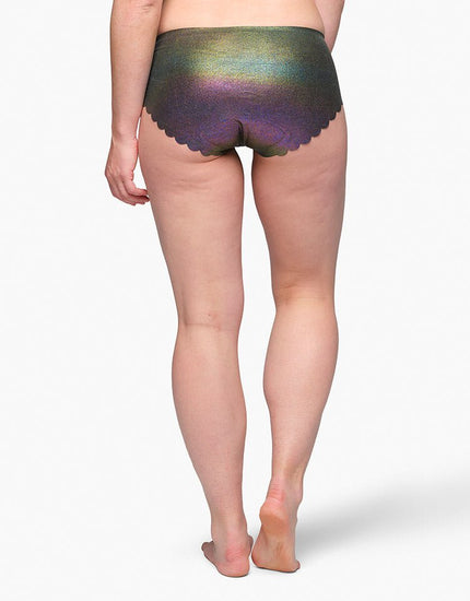 SHREDLY Women's Seamless Hipster Cham : Galaxy Shimmer