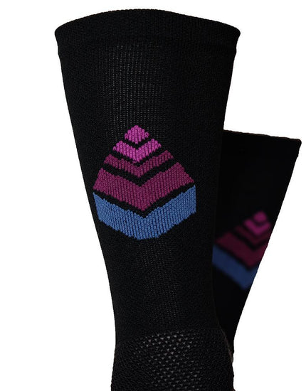 SHREDLY Women's Sock 6 : Black/Logo